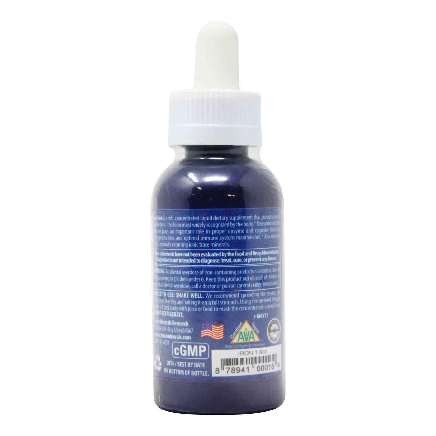 Trace Minerals Research Ionic Iron - 2 fl oz - Imagem 3