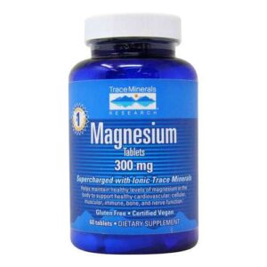 Trace Minerals Research Magnésio - 300 mg - 60 Tabletes