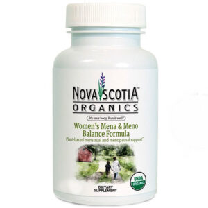 Nova Scotia Orgânicos Women's Mena and Meno Balance Formula - 60 Cápsulas