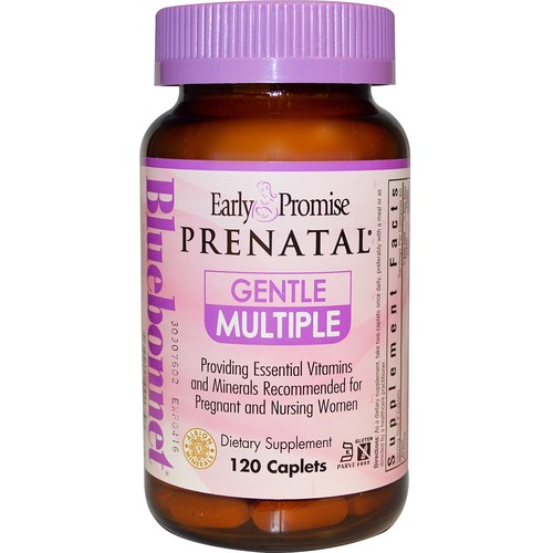 Bluebonnet Nutrition Early Promise Pré-natal Gentle Multiple - 120 Caplets