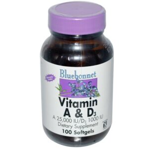 Comprar bluebonnet nutrition, vitamina a & d3 - 100 cápsulas em gel preço no brasil vitamina a vitaminas e minerais suplemento importado loja 19 online promoção -
