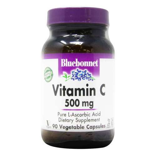 Bluebonnet Nutrition Vitamina C - 500 mg - 90 Cápsulas Vegetarianas