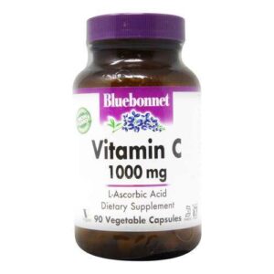 Bluebonnet Nutrition, Vitamina C 1,000 mg - 90 Cápsulas Vegetarianas