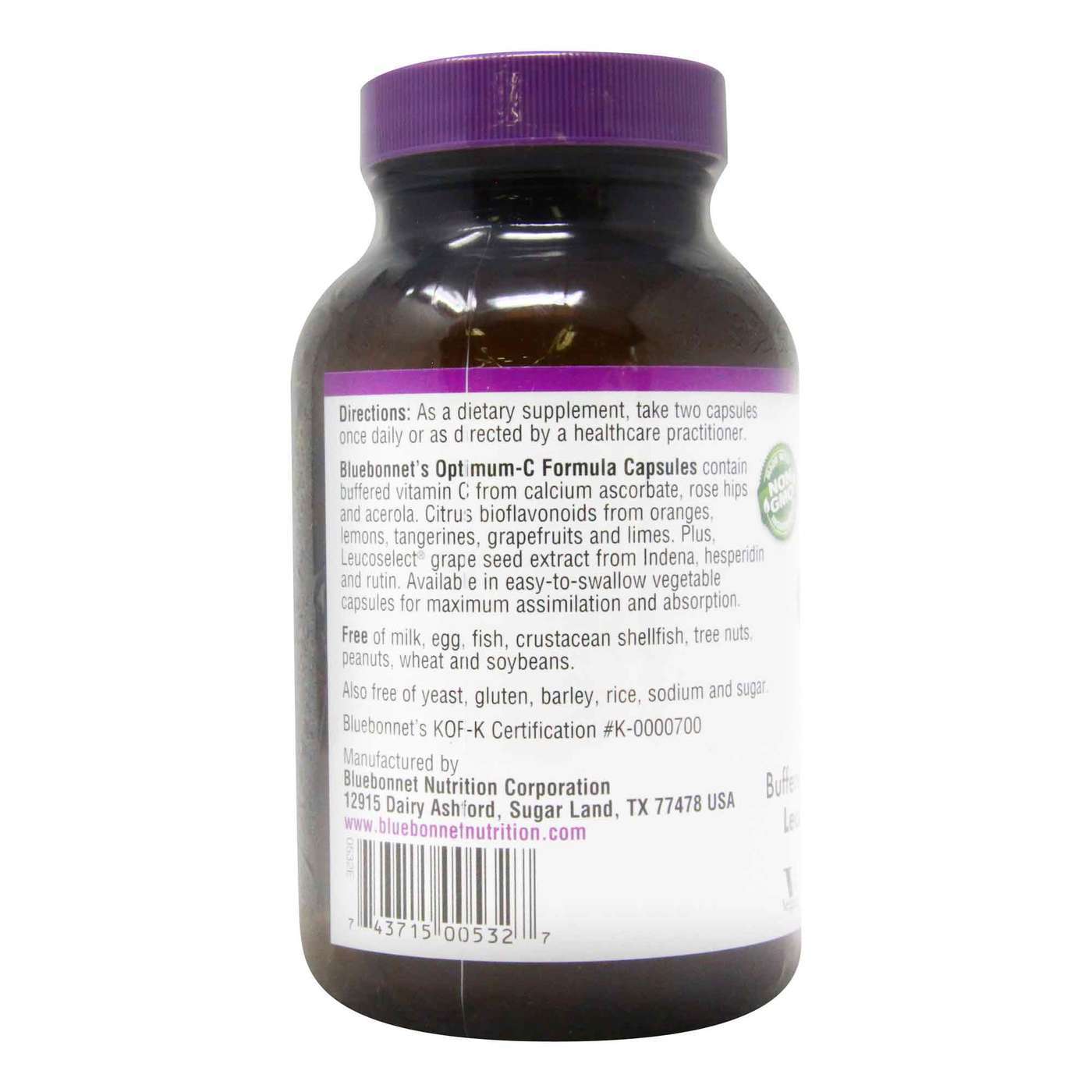 Bluebonnet Nutrition, Fórmula Optimum-C - 90 Cápsulas Vegetarianas - Imagem 3