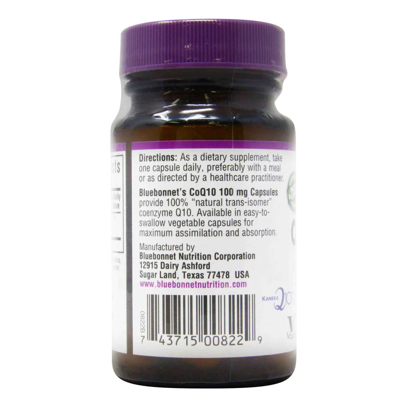 Bluebonnet Nutrition CoQ10 - 100 mg - 30 Cápsulas Vegetarianas - Imagem 3