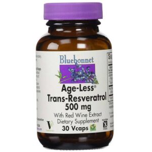 Comprar bluebonnet nutrition age-less trans-resvertrol - 500 mg - 30 cápsulas vegetarianas preço no brasil antioxidantes sod suplementos suplemento importado loja 89 online promoção -