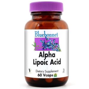 Bluebonnet Nutrition Alpha Lipoic Acid - 200 mg - 60 Cápsulas Vegetarianas