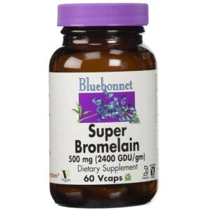 Comprar bluebonnet nutrition super bromelain - 500 mg - 60 cápsulas vegetarianas preço no brasil enzimas suplementos suplemento importado loja 57 online promoção -