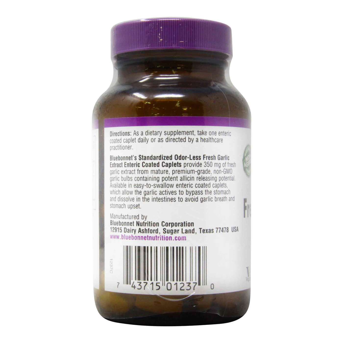 Bluebonnet Nutrition, Extrato de Alho 350 mg Sem Cheiro - 90 Cápsulas - Imagem 3