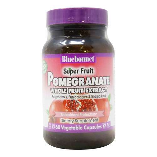 Bluebonnet Nutrition, Extrato de Frutas Integrais de Romã Superfruta - 800 mg - 60 Cápsulas Vegetarianas