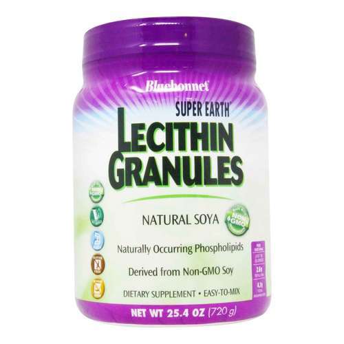 Bluebonnet Nutrition, SuperEarth® Grânulos de Lecitina - 720 g (25.4 oz)