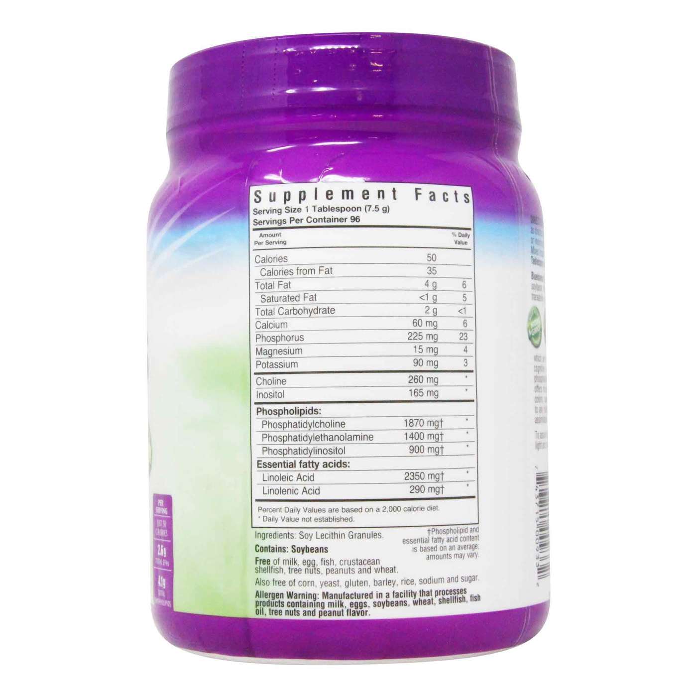 Bluebonnet Nutrition, SuperEarth® Grânulos de Lecitina - 720 g (25.4 oz) - Imagem 2