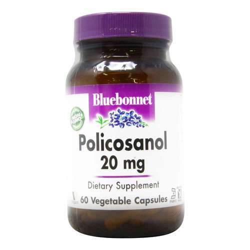 Bluebonnet Nutrition, Policosanol - 20 mg - 60 Cápsulas Vegetarianas