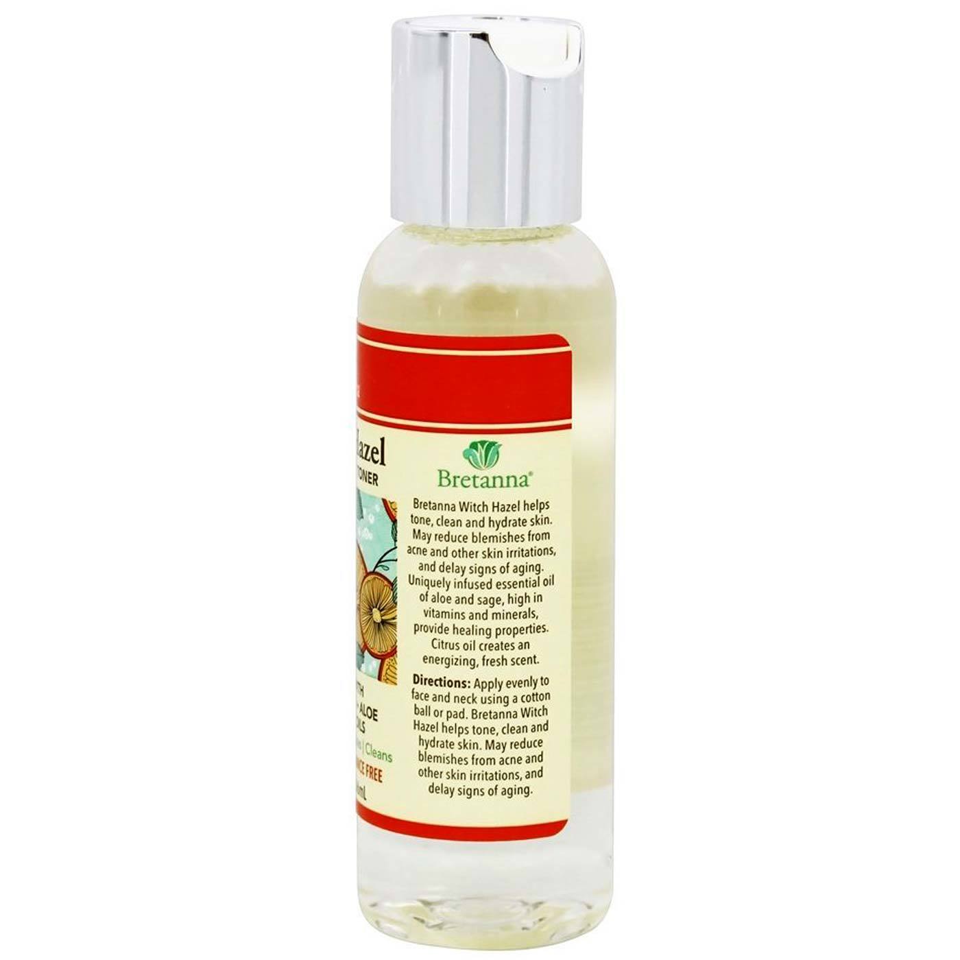 Bretanna Witch Hazel Face and Body Toner, Citrus - 2.25 oz - Imagem 3