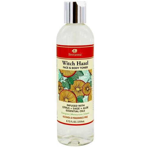 Bretanna Witch Hazel Face and Body Toner, Citrus - 8.75 oz