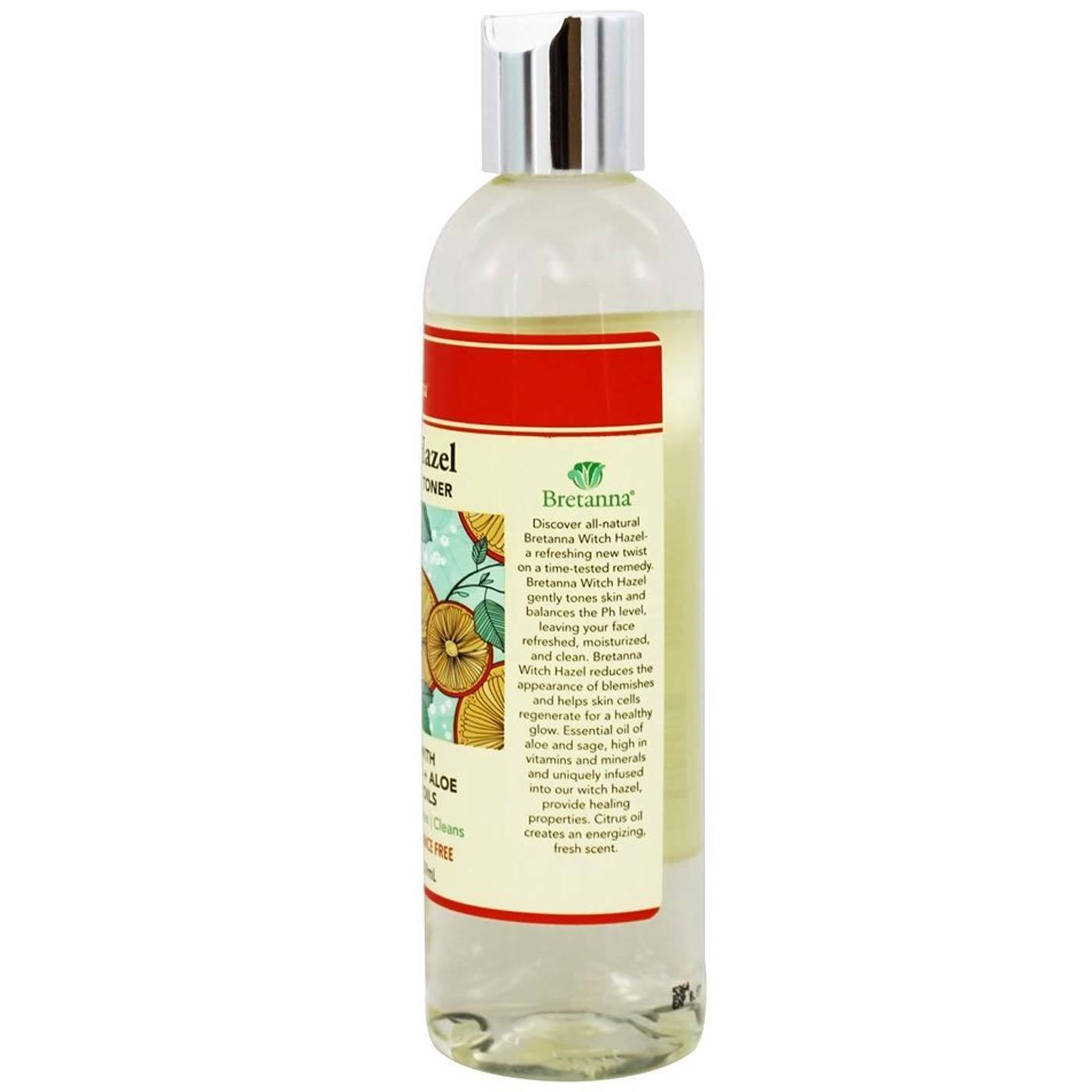 Bretanna Witch Hazel Face and Body Toner, Citrus - 8.75 oz - Imagem 3