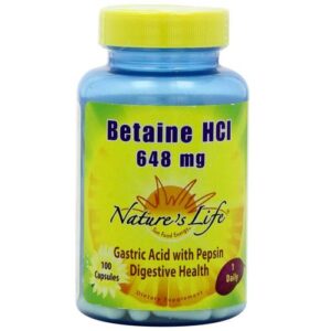 Comprar nature's life hcl betaína 648 mg 100 cápsulas preço no brasil enzimas suplementos suplemento importado loja 29 online promoção -