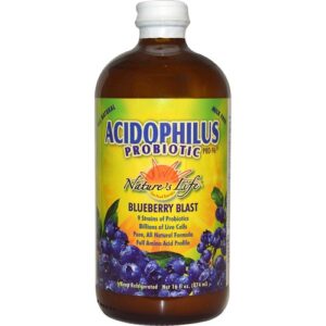 Comprar nature's life pro-96 acidophilus blueberry 16 fl oz preço no brasil acidophilus líquido probióticos suplementos suplemento importado loja 1 online promoção -
