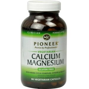 Pioneer Vegetariana Cálcio Magnésio 90 Cápsulas Vegetarianas