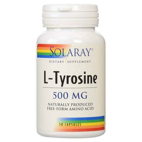 Solaray L-tirosina 50 Cápsulas