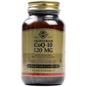 Solgar, CoQ-10 120 mg - 60 Cápsulas Vegetarianas