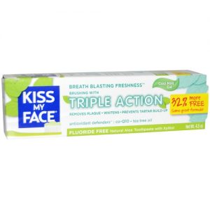 Comprar kiss my face, creme dental orgânico tripla ação - aloe vera - 4. 5 oz (aprox. 127g) preço no brasil banho & beleza higiene oral suplemento importado loja 89 online promoção -