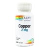 Comprar solaray, cobre 2 mg - 100 cápsulas preço no brasil cobre minerais suplementos suplemento importado loja 1 online promoção -