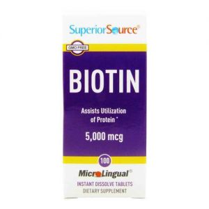 Comprar superior source, biotina 5000 mcg - 100 micro-tabletes preço no brasil banho & beleza higiene oral suplemento importado loja 151 online promoção -