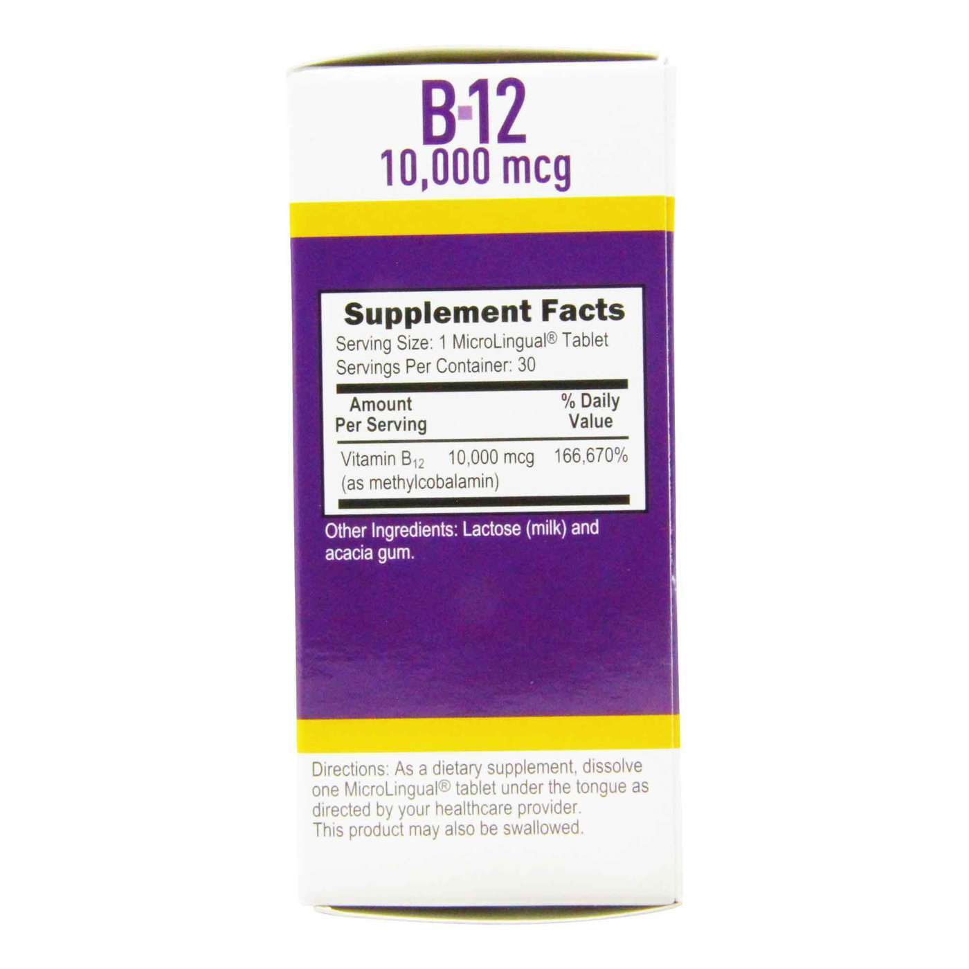 Superior Source , No Shot B12 - 10,000 mcg- 30 Tabletes - Imagem 2
