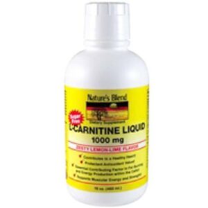 Comprar nature's blend, l-carnitina líquida 1000 mg, limão-lima - 473 ml (16 fl oz) preço no brasil aminoácidos carnitina suplementos suplemento importado loja 7 online promoção -