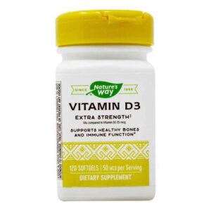 Vitamina D3 2.000 IU Nature's Way 120 Cápsulas