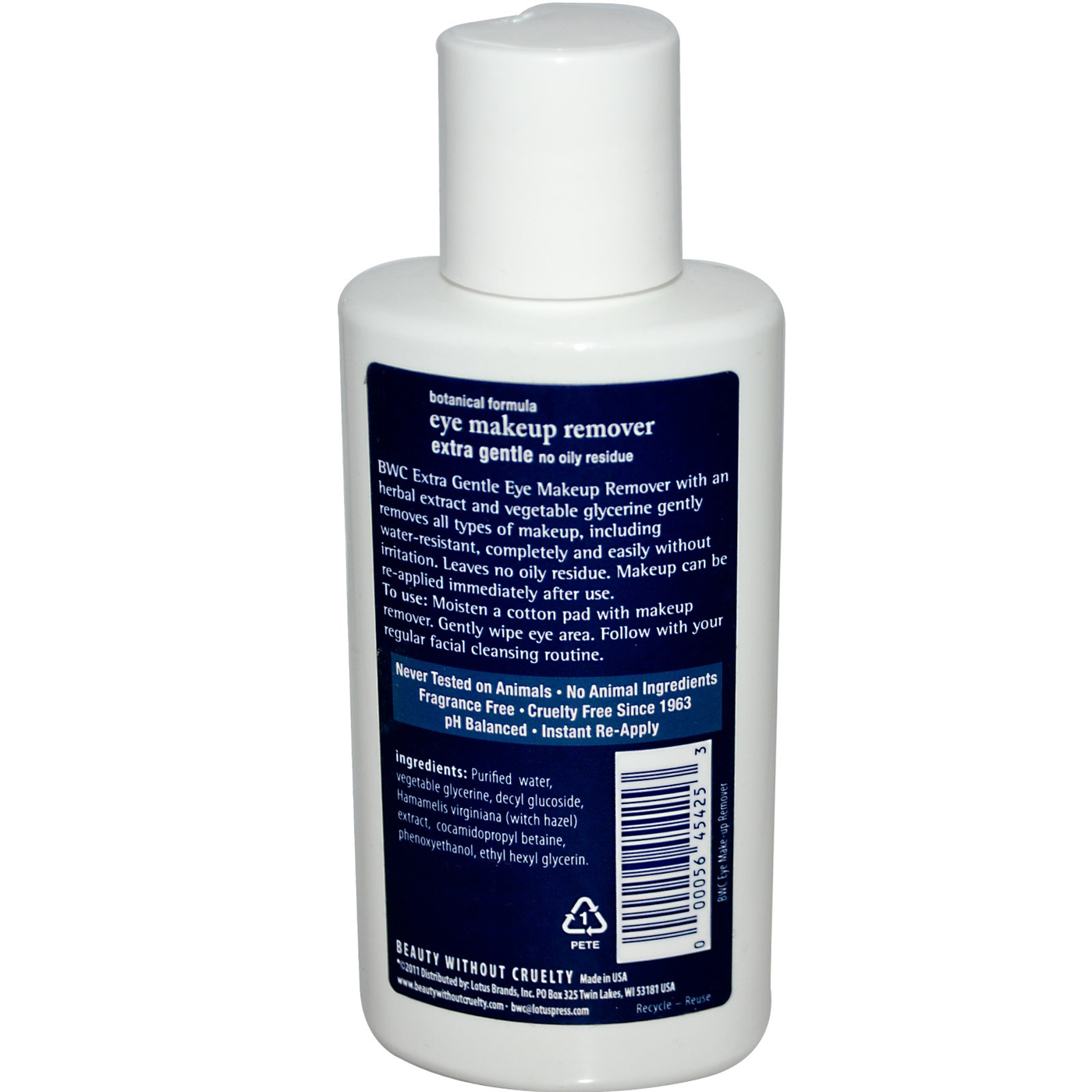 Beauty Without Cruelty, Removedor de maquiagem para os olhos - 118mL - Imagem 2