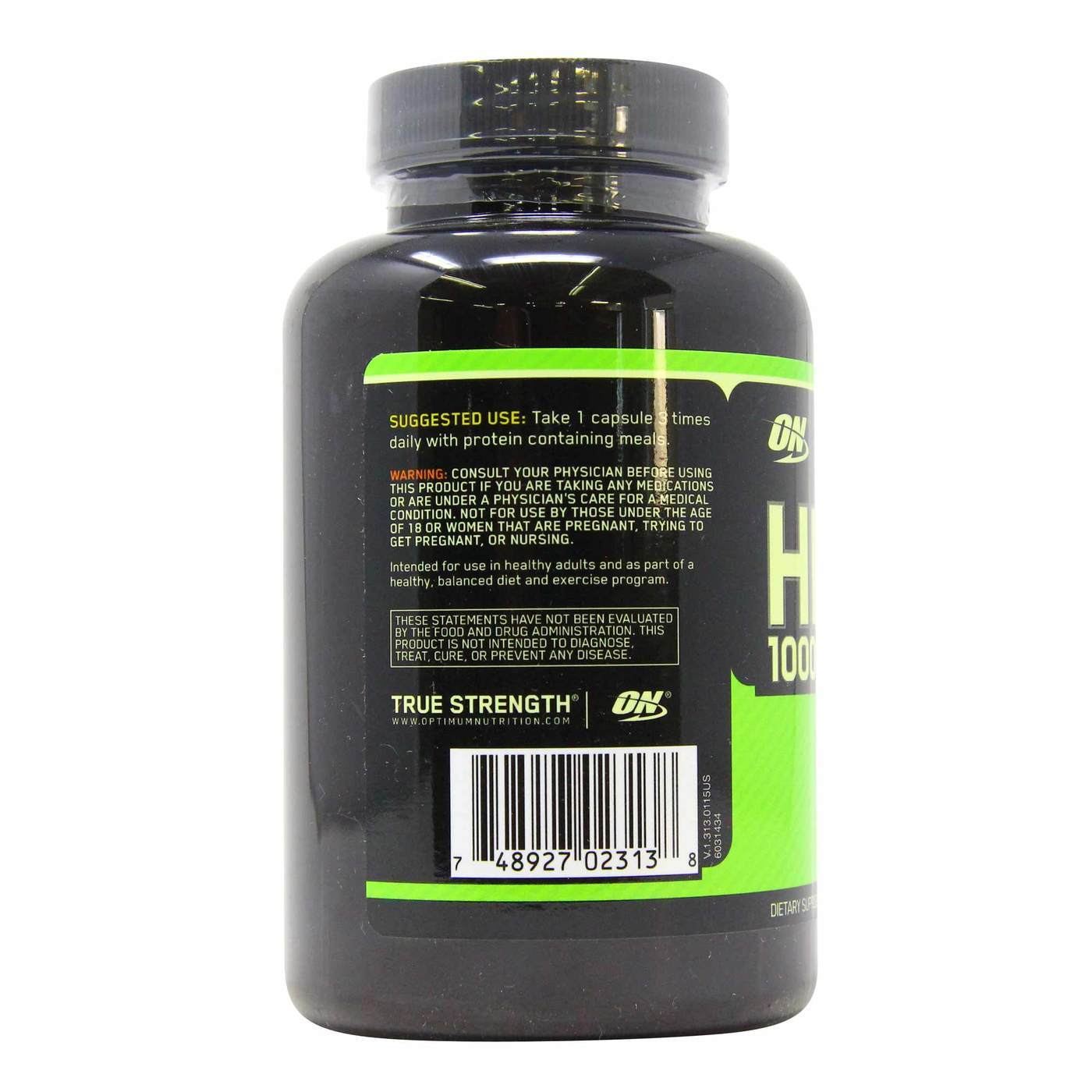 HMB 1000 mg Optimum Nutrition 90 Cápsulas - Imagem 3