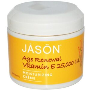 Jason Natural Cosmetics, Creme Hidratante de Vitamina E 25.000 UI - 113 g