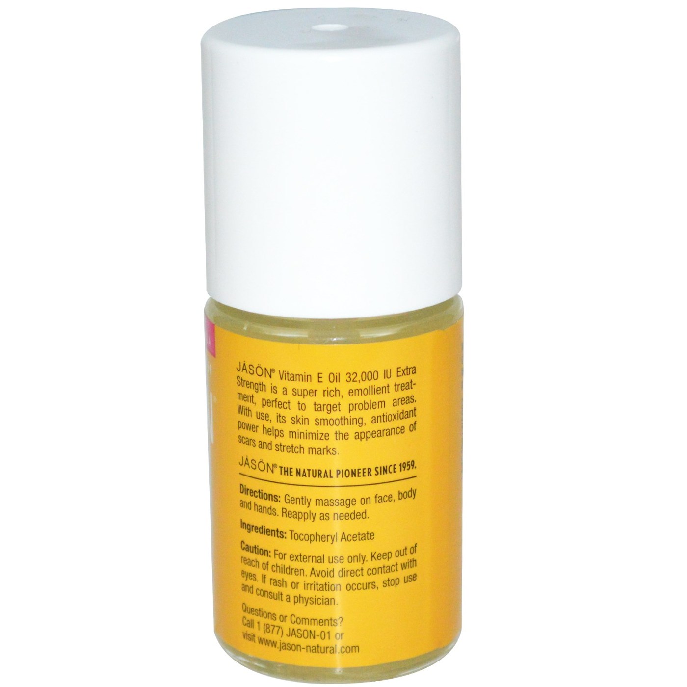 Jason Natural Cosmetics, Óleo de Vitamina E 32000 UI - 30mL - Imagem 2