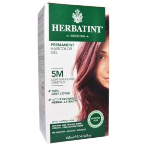 Comprar herbatint, tintura para cabelo gel 5r, castanho mogno - 135 ml preço no brasil banho & beleza cuidados com os cabelos tratamento de cabelo suplemento importado loja 53 online promoção -