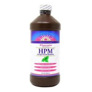 Heritage Products, Enxaguante Bucal com Peróxido de Hidrogênio - Sabor Menta - 16 fl oz (480mL)