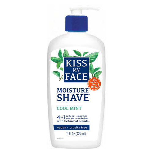 Kiss My Face Moisture Shave Cream - Cool Mint - 11 fl oz