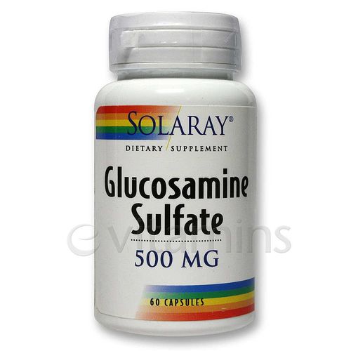 Solaray Sulfato de glucosamina 500 mg 60 Cápsulas
