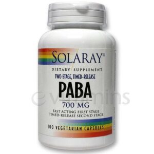 Comprar solaray, paba - liberação programada em dois estágios - 100 cápsulas preço no brasil paba suplementos vitamina b vitaminas suplemento importado loja 13 online promoção -