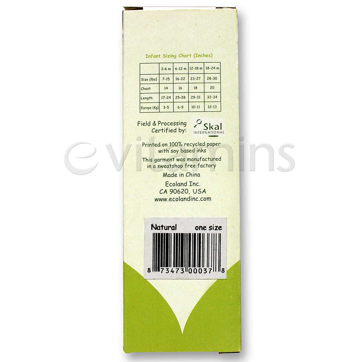 Ecoland Reversíveis babadores, natural 3 babadores - Imagem 4