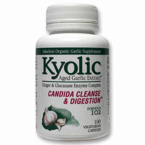 Kyolic, Limpeza de Candida e Digestão - 100 Cápsulas Vegetarianas