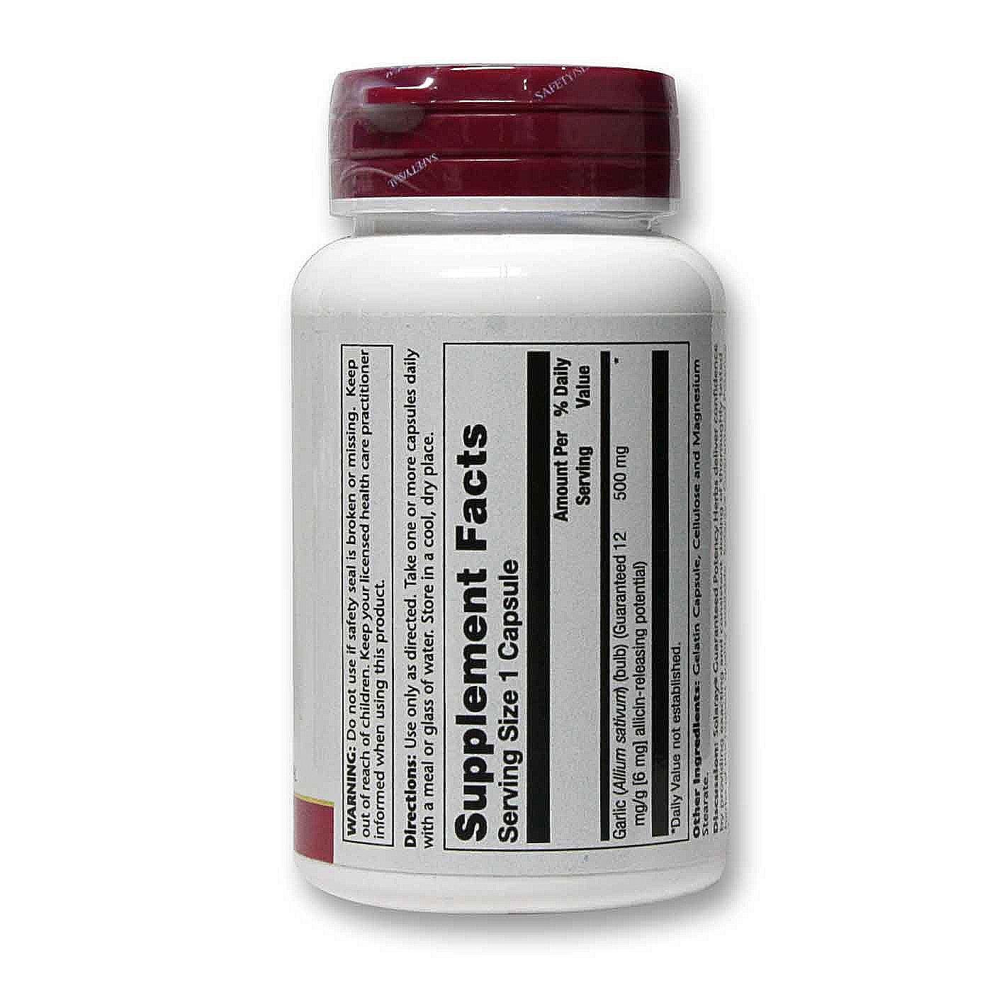 Solaray Alho 500 mg 60 Cápsulas - Imagem 2