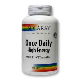 Solaray, Multivitamínico - Once Daily Alta Energia - 120 Cápsulas