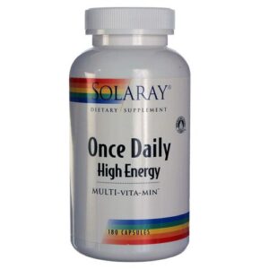 Solaray Multivitamínico - Uma vez Diário de alta energia 180 Cápsulas