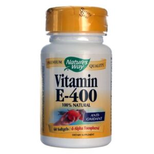 Nature's Way, Vitamina E 400 - 60 Cápsulas