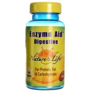 Comprar nature's life digestive enzyme aid 100 tabletes preço no brasil enzimas suplementos suplemento importado loja 21 online promoção -
