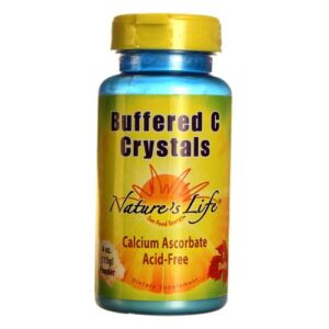 Nature's Life Cristais C Buffered sem sabor 4 oz