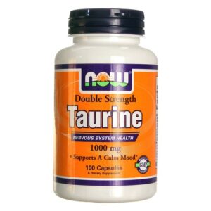 Taurina 1000 mg Now Foods 100 Cápsulas