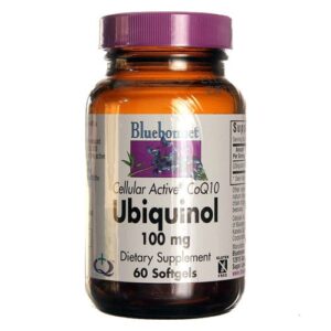 Bluebonnet Nutrition, Celular atividade CoQ10 Ubiquinol 100 mg - 60 Cápsulas